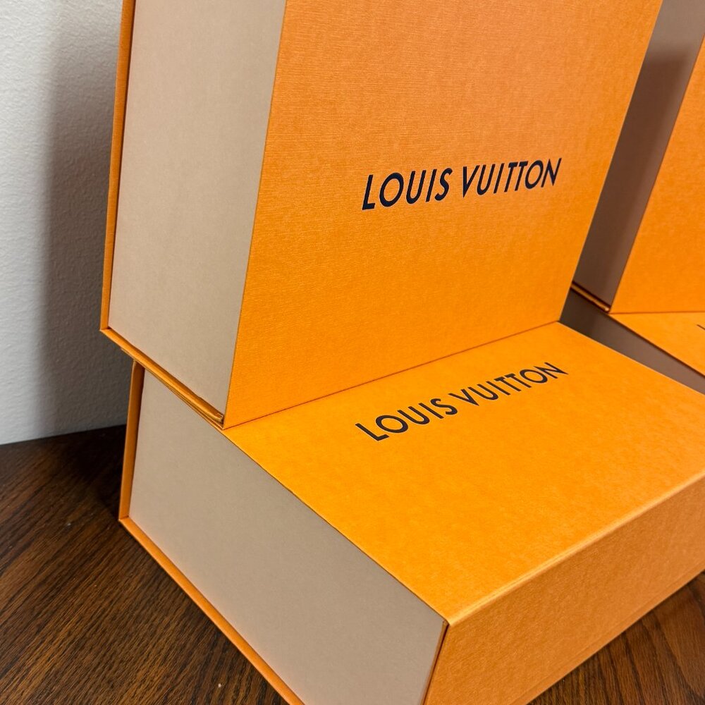 Louis Vuitton Orange Magnetic Gift Boxes (Lot of 4, Large) - Picture 9 of 12